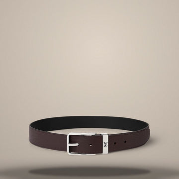LOUIS VUITTON 35 mm Gürtel in Ebenbraun / Schwarz M4918 158643330 [P]
