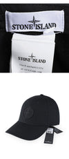 STONE ISLAND 男性用コンパス刺繍コットンベースボールキャップ 158641799 [P]