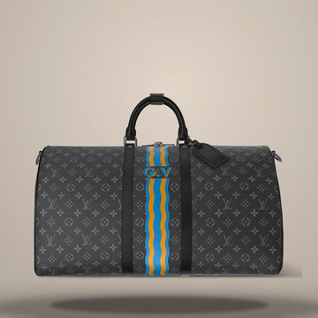 Louis Vuitton Keepall Bandouliere 55 Mon Monogram Coated Canvas 158643479 [P]