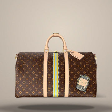 Louis Vuitton Keepall Bandouliere 50 Mon Monogram Coated Canvas 158643484 [P]