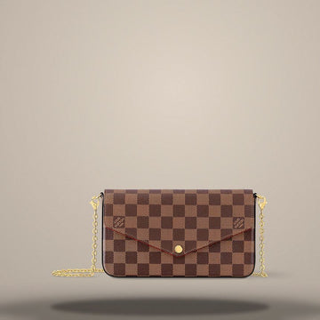 LOUIS VUITTON Felicie Pochette Series Rot N40492 158643487 [P]