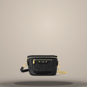 LOUIS VUITTON ミニバムバッグ ブラック M46917 158643504 [P]