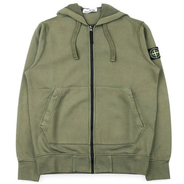STONE ISLAND Herren Kapuzenjacke aus Baumwollfleece mit Wappen-Patch (militärisch) L1S15 6100061 S0051 V005G 154317142 [P]
