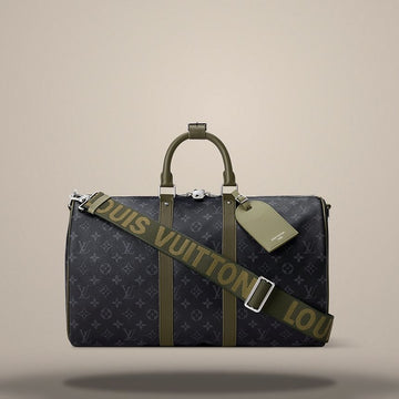 Louis Vuitton Keepall Bandouliere 45 Khaki Green M28837 158643534 [P]