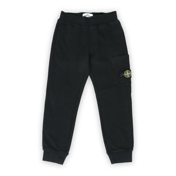 STONE ISLAND ストーン キッズ ワッペン パッチ トレーニング ジョガーパンツ (ブラック) 6200005 S0040 V0029 123178631 [P]