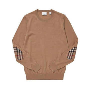 BURBERRY ニット 8075017 バンプトン チェック パッチ メニノ ウール レディース ニット 68489621 [P]