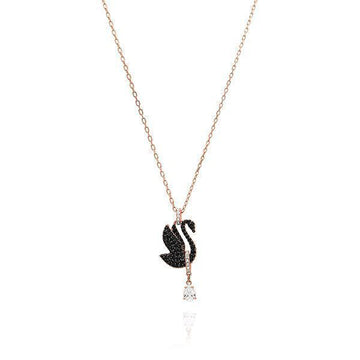SWAROVSKI Halskette Iconic Swan in Schwarz 5678045 72312181 [P]