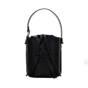 VIVIENNE WESTWOOD デイジー シャイニー パテント ドローストリング レディース ショルダーバッグ 4C030007W L008I N404 134948392 [P]