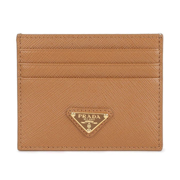Prada Saffiano Triangle Logo Card Case 130937216 [P]