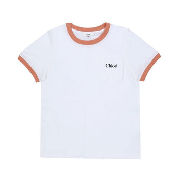 CHLOE ロゴリングキッズ半袖Tシャツ 157374592 [P]