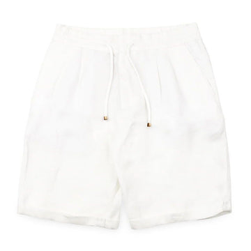 BRUNELLO CUCINELLI ドローストリングリネンバミューダパンツ 154388029 [P]