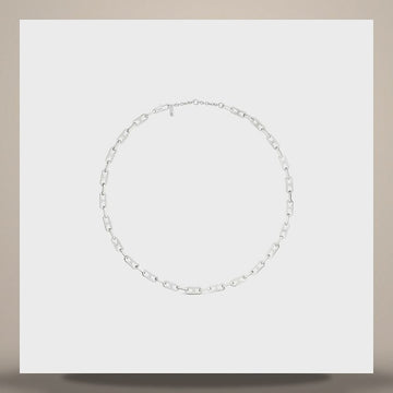 CELINE Klein Octagon Halskette - Rhodium-Finish Messing Silber 461OL6BRA.36SI 158644144 [P]