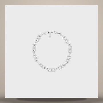 Celine Small Octagon Bracelet - Rhodium Finish Brass Silver 461OK6BRA.36SI 158644151 [P]