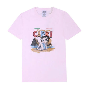 WILD DONKEY T-CAPRI LIGHT DYED PINK Unisex Kurzarmshirt 157339018 [P]