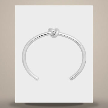 Celine Note Cuff - Rhodium Finish Brass Silver 461OP6BRA.36SI 158644172 [P]