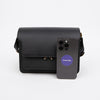 MARNI レディース サピアーノ レザー ブラック ショルダーバッグ 158378432 [P]