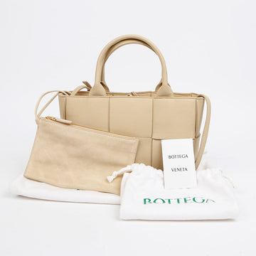 BOTTEGA VENETA Arco Mini Grain Calfskin Tote Bag Forage 158467078 [P]