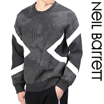 NEIL BARRETT Geometrisches Sweatshirt 158644242 [P]
