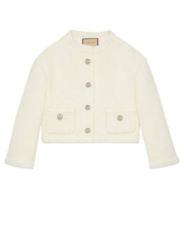 GUCCI Wollmischung Tweed Jacke 133010728 [P]