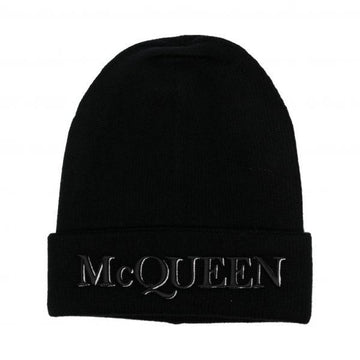 ALEXANDER MCQUEEN Logo-Stick Cashmere Mütze (663195 4201Q 1078) 147060594 [P]