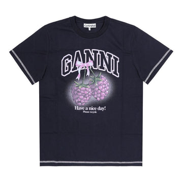 Ganni Short Sleeve Women's T-shirt 157223360 [P]