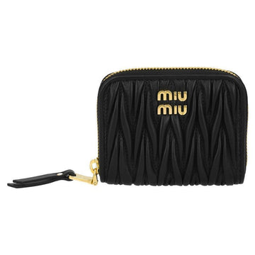 MIU MIU Geldbörse 5MM268 AFPP F0002 Materasse Nappa Reißverschluss Damenvorlage 151097280 [P]