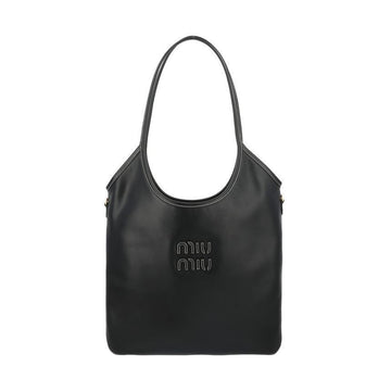 MIU MIU ロゴアイビー レザー レディース トートバッグ 5BG231 2CRW F0002 150913170 [P]
