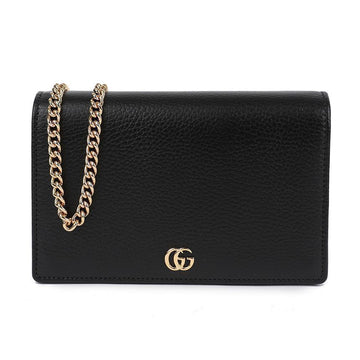GUCCI Maillon Mini Leder Kettenhandtasche 497985-CAO0G-1000 115442874 [P]
