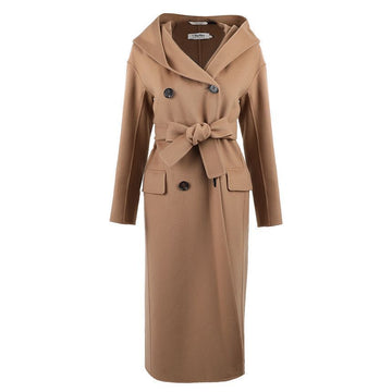 MAXMARA Hooded Coat aus Virgin Wool FAVOLA-045 120815695 [P]