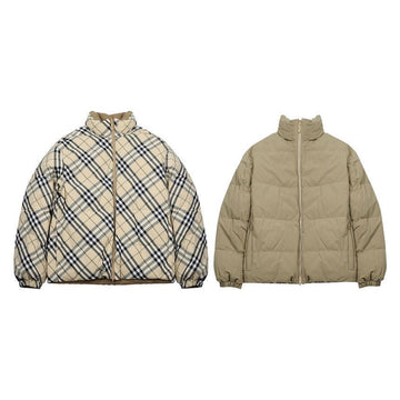 Burberry Grain Check Reversible Goose Down Jacket 8098487 124128237 [P]
