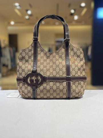 GUCCI キャンバス ホーボー ショルダーバッグ 181502 158644735 [P]