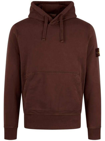 STONE ISLAND コットンフリースフーディスウェットシャツ791564151 V0077 133071960 [P]