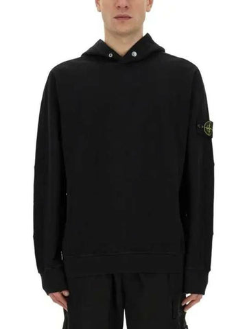 Stone Island Old Treatment Malfile Fleece Hoodie Sweatshirt Regular Fit 133072028 [P]
