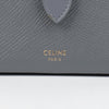 Celine Accordion Grain Calfskin Cardholder Gray 158379820 [P]