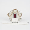 Gucci Ophidia GG Round Chain Mini Crossbody Bag White 158380162 [P]