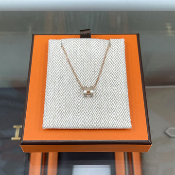 HERMES Mini Pop H Necklace Marron Glacé/Roségold H147992FO55 158644770 [P]