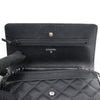 CHANEL Classic Lambskin WOC Crossbody Bag Black Silver Hardware 158395006 [P]