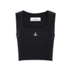 Vivienne Westwood Black ORB Crop Sleeveless 157950720 [P]