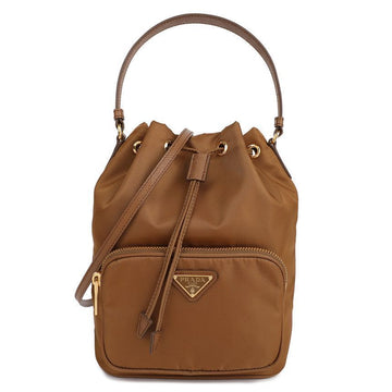 Prada Duet Nylon Bucket Bag 136058254 [P]
