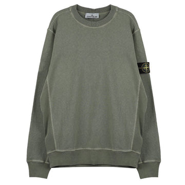 STONE ISLAND スラブクルーネックスウェットシャツ 136058314 [P]