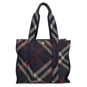 Burberry Small Check Knit Tote Bag 139307150 [P]