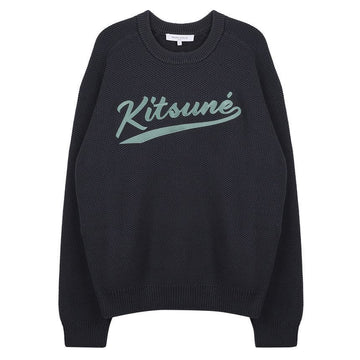 Maison Kitsune Varsity Embroidered Mesh Knit 139307109 [P]
