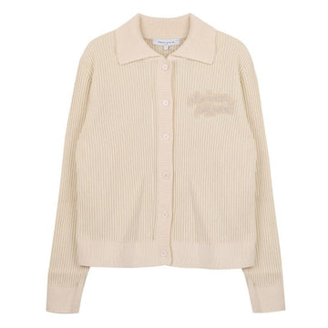 Maison Kitsune Handwriting Ribbed Comfort Cardigan 139308709 [P]