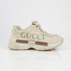 Gucci Rayton Logo Leather Women's Sneakers Ivory 158542164 [P]