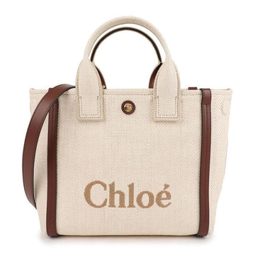 CHLOE ラフィア スモール トートバッグ 139992730 [P]