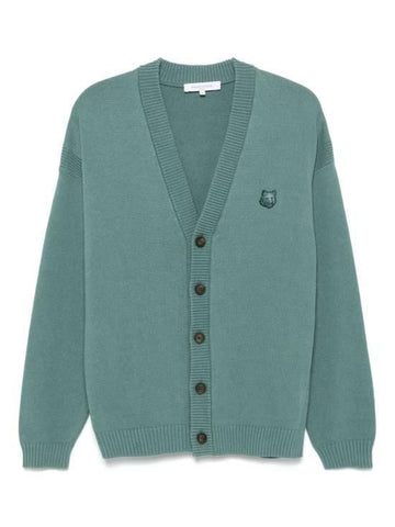 MAISON KITSUNE Komfortabeler Cardigan mit Bold Fox Head Patch OM00502KT1099 0080 141545003 [P]