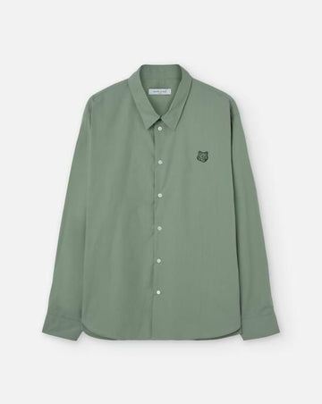 MAISON KITSUNE トーナルフォックスヘッドパッチリラックスシャツMM00403WC5042 0078 141545372 [P]