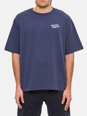 MAISON KITSUNE オーバーサイズ Tシャツ ハンドライティング OM00123KJ0119 P476 141545570 [P]