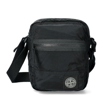 STONE ISLAND ロゴパッチポーチクロスバッグ 158644881 [P]