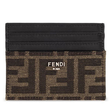 Fendi FF Squared Leather Card Holder 147810545 [P]